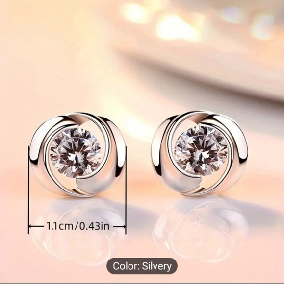 Elegant Diamond earrings - Picture 3 of 4